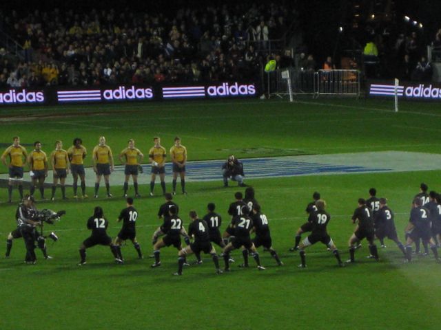 All Blacks perform the haka