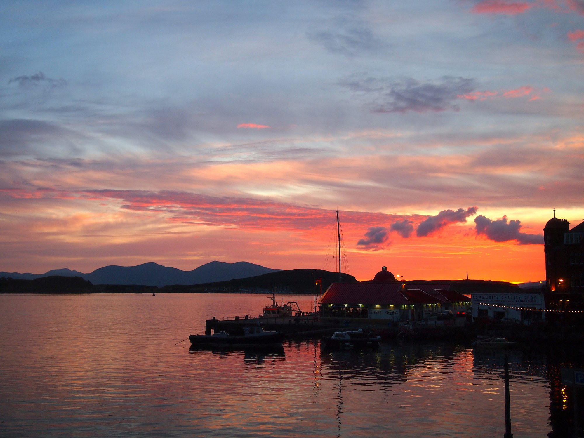 Feature image Sunset in Oban, Scotland