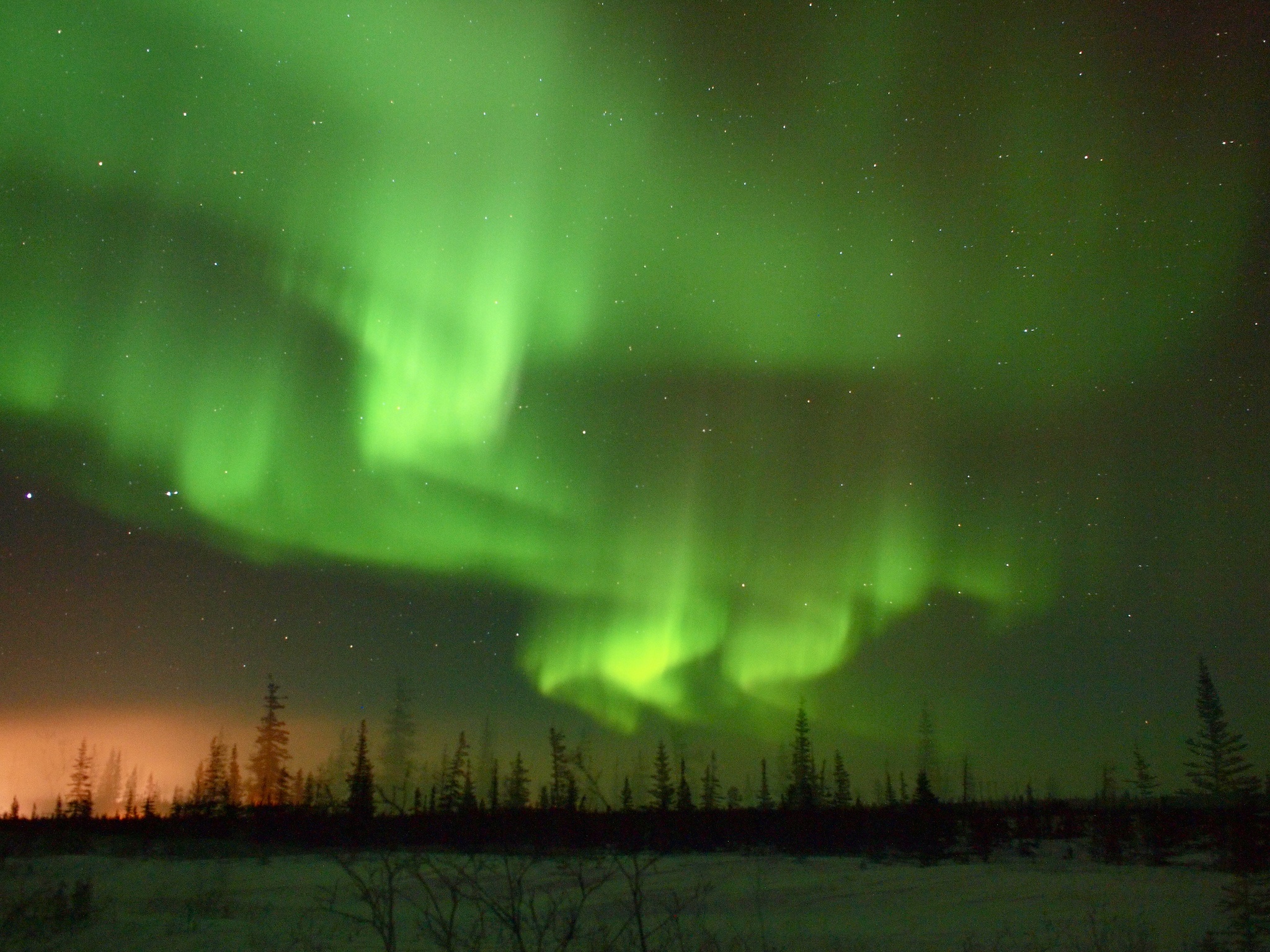 Feature image Northern Lights in Manitoba