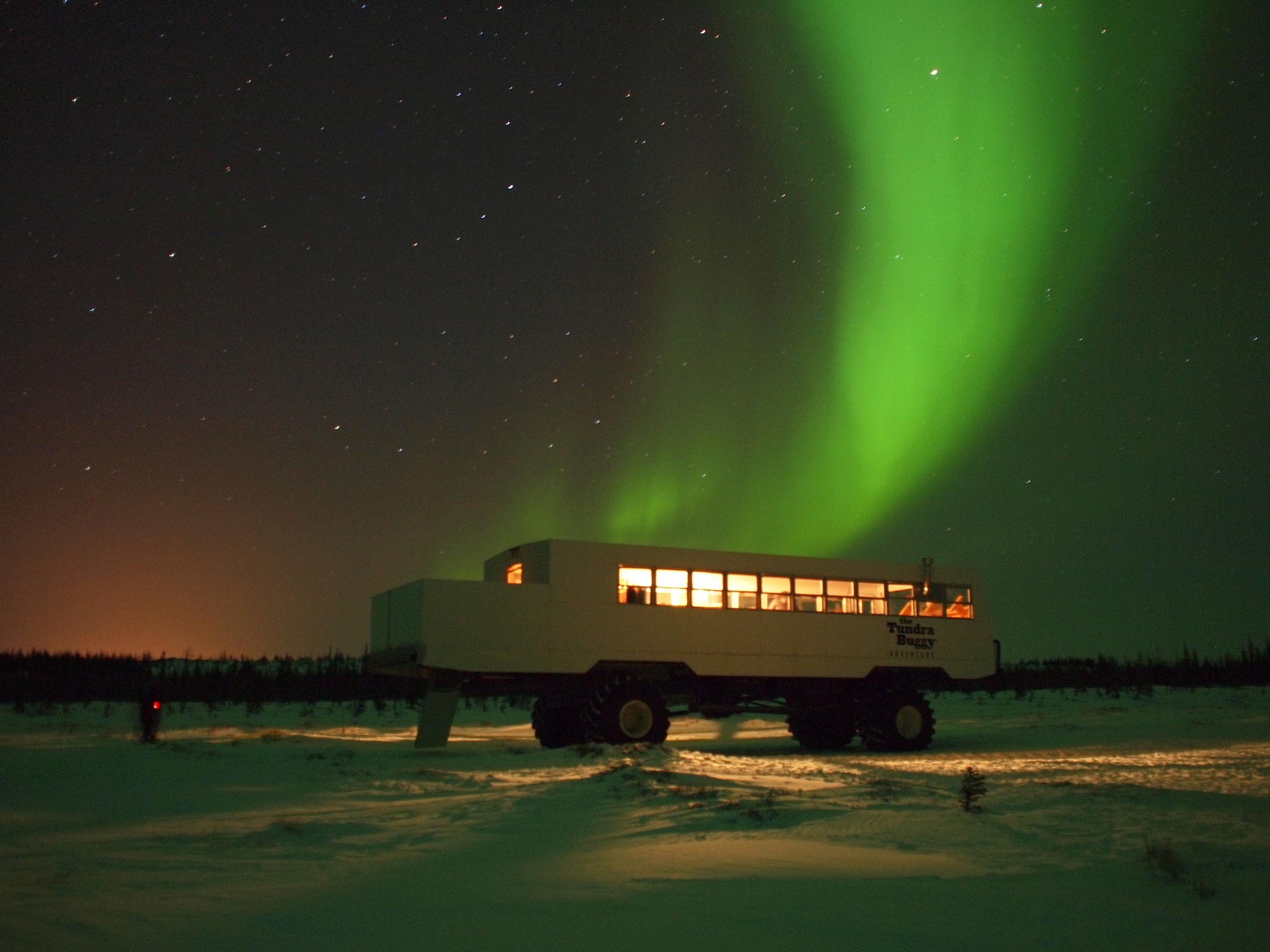 Feature image Northern Lights in Churchill, Manitoba
