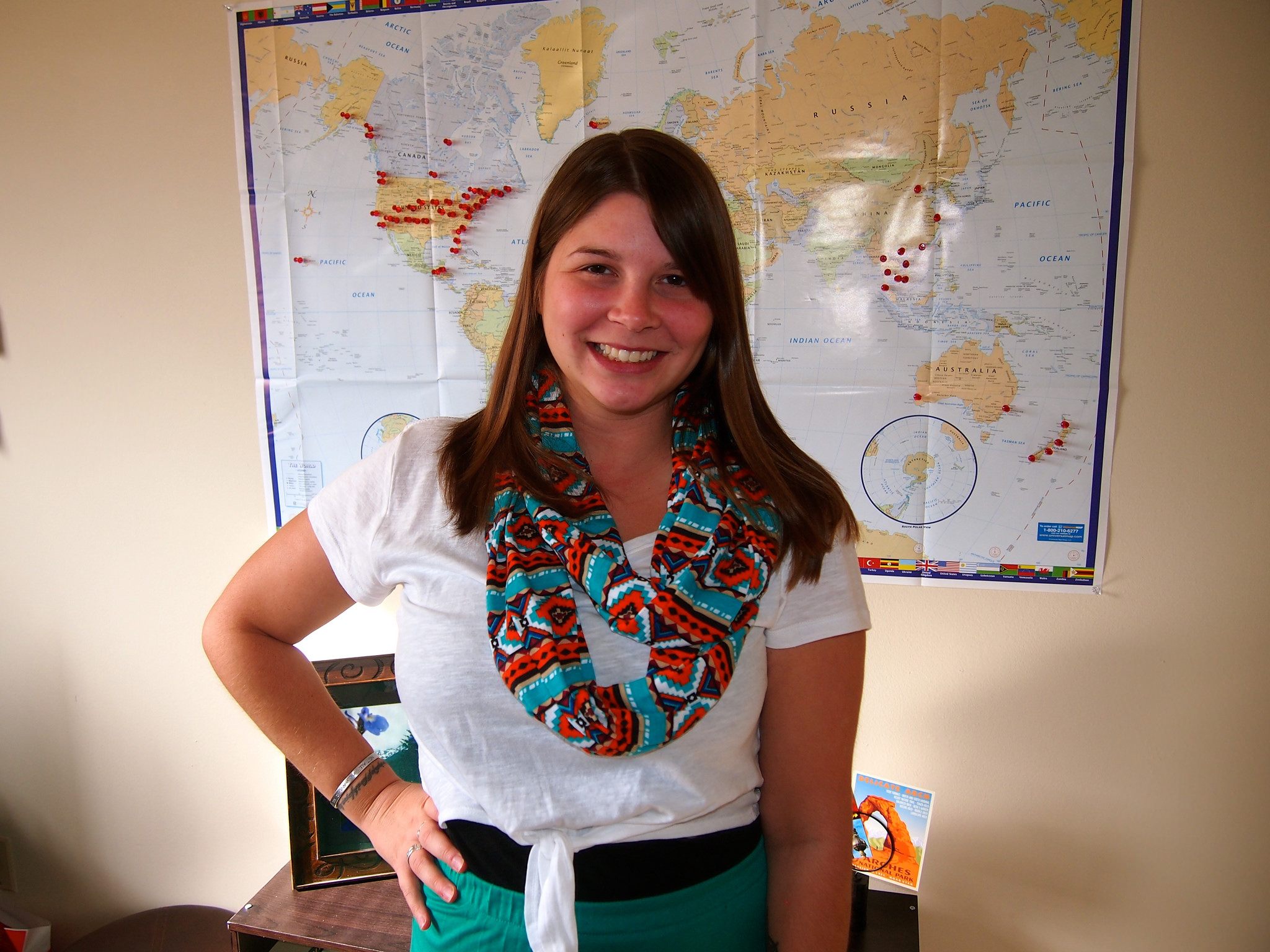 Speakeasy Hidden Pocket Travel Scarf