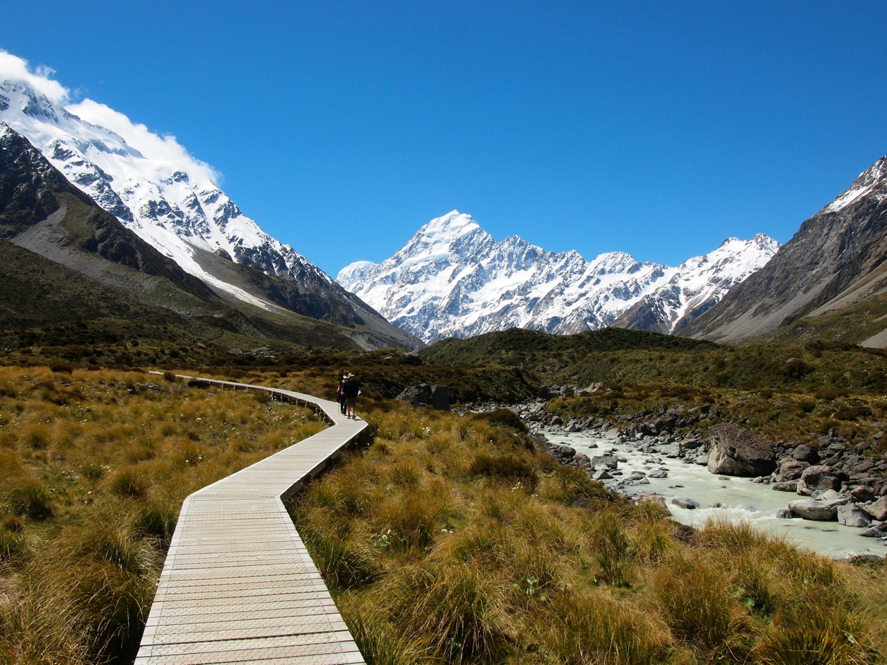 Feature image Hooker Valley Track at Mount Cook