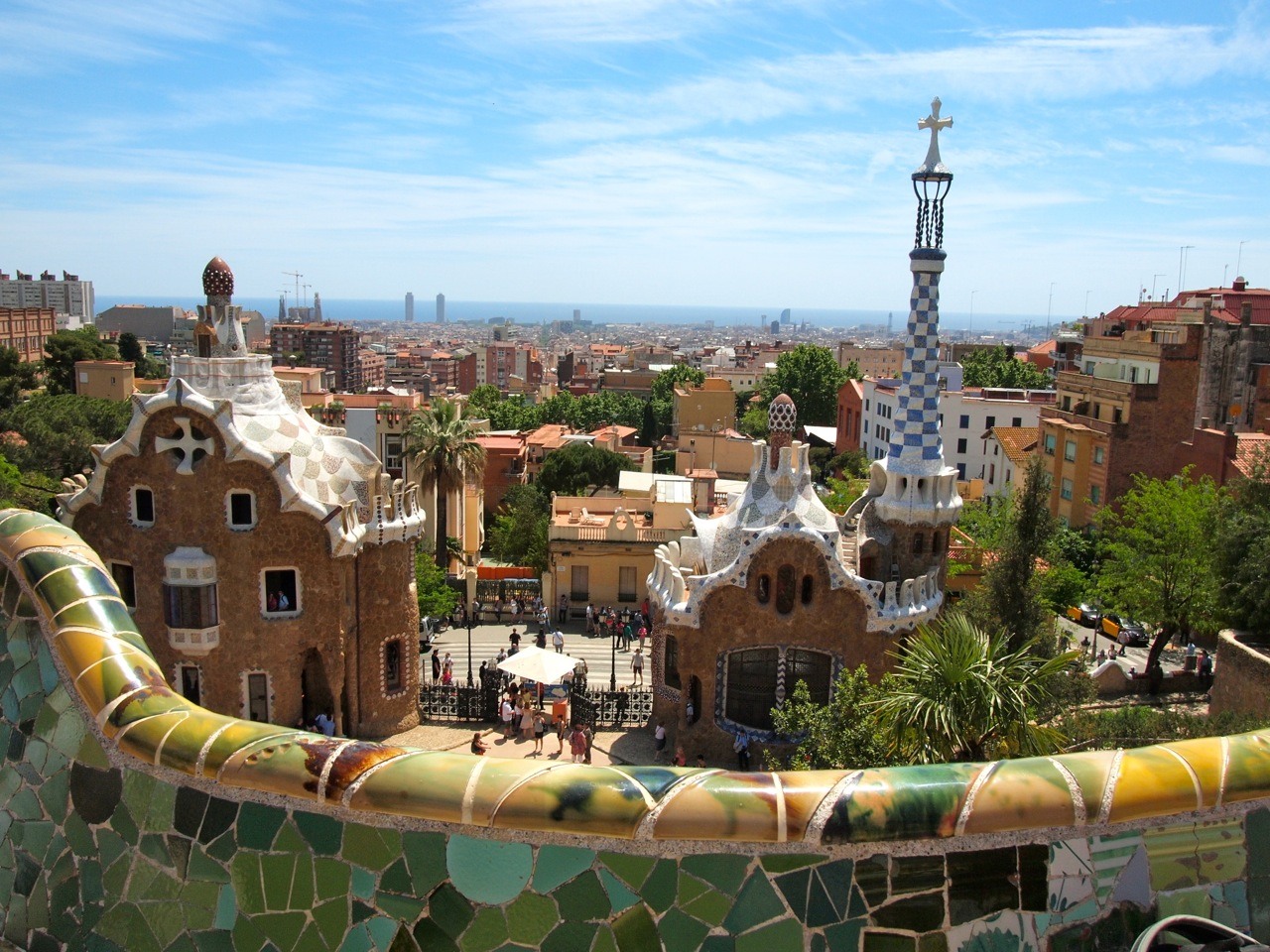 Feature image Park Guell in Barcelona, Spain