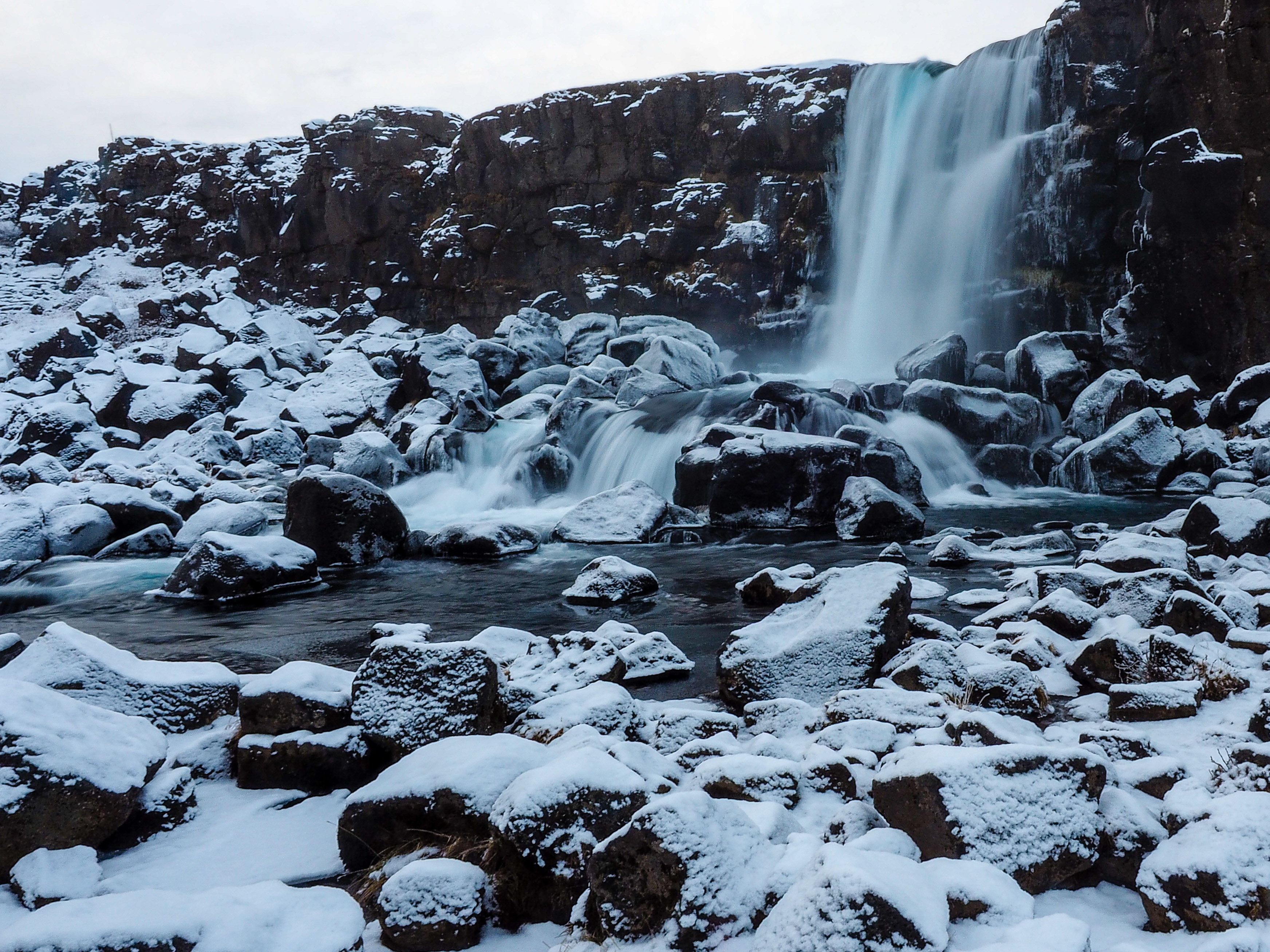 Waterfall in Iceland