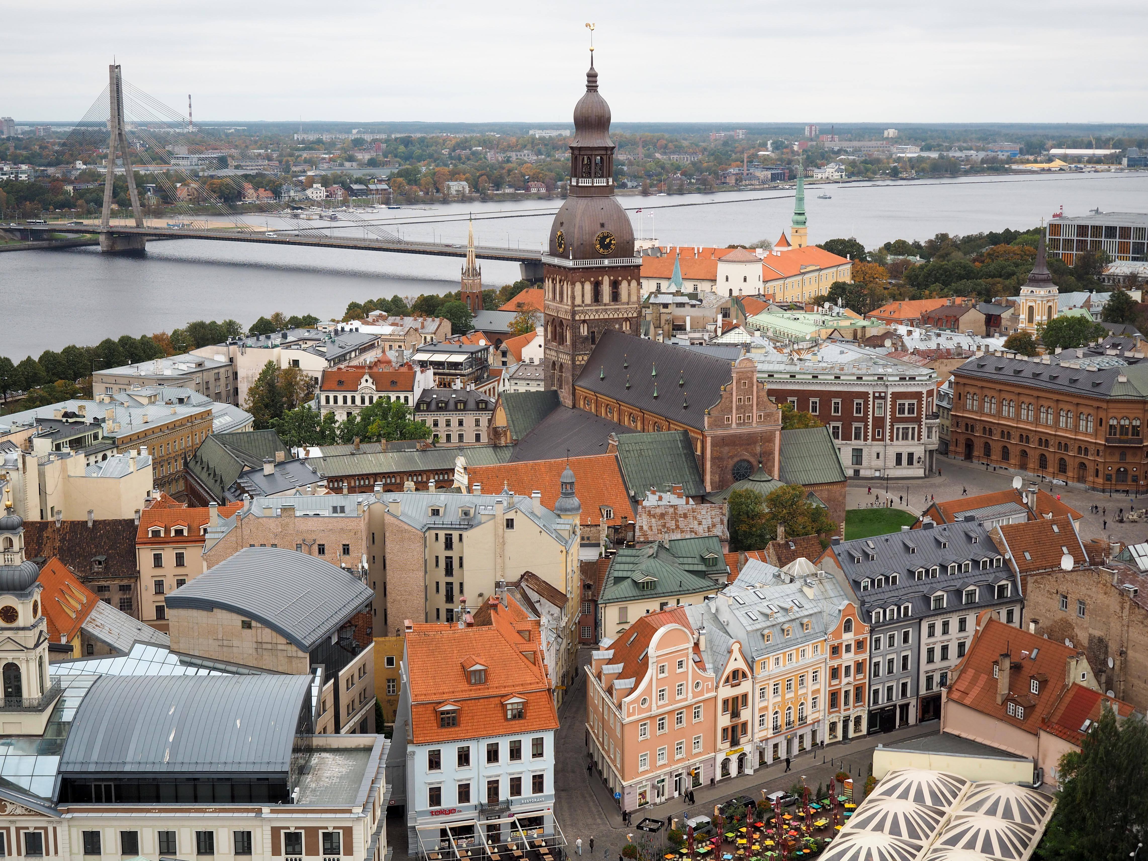 Feature image Riga, Latvia from St. Peter's Church