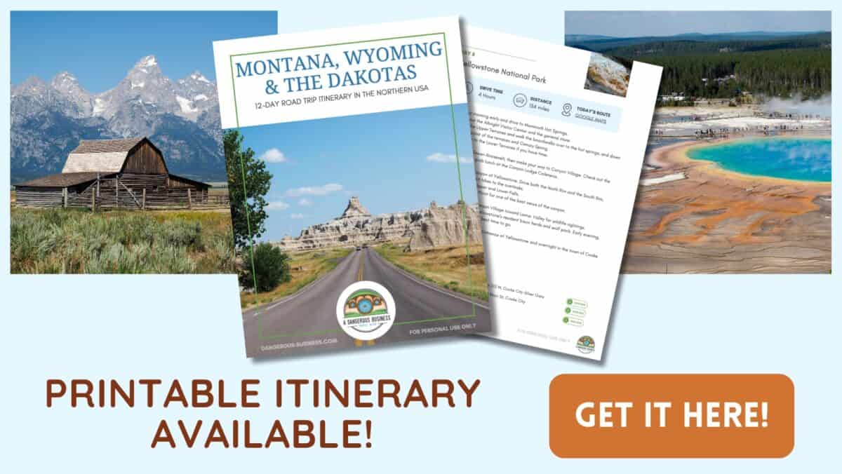 Northern USA road trip itinerary