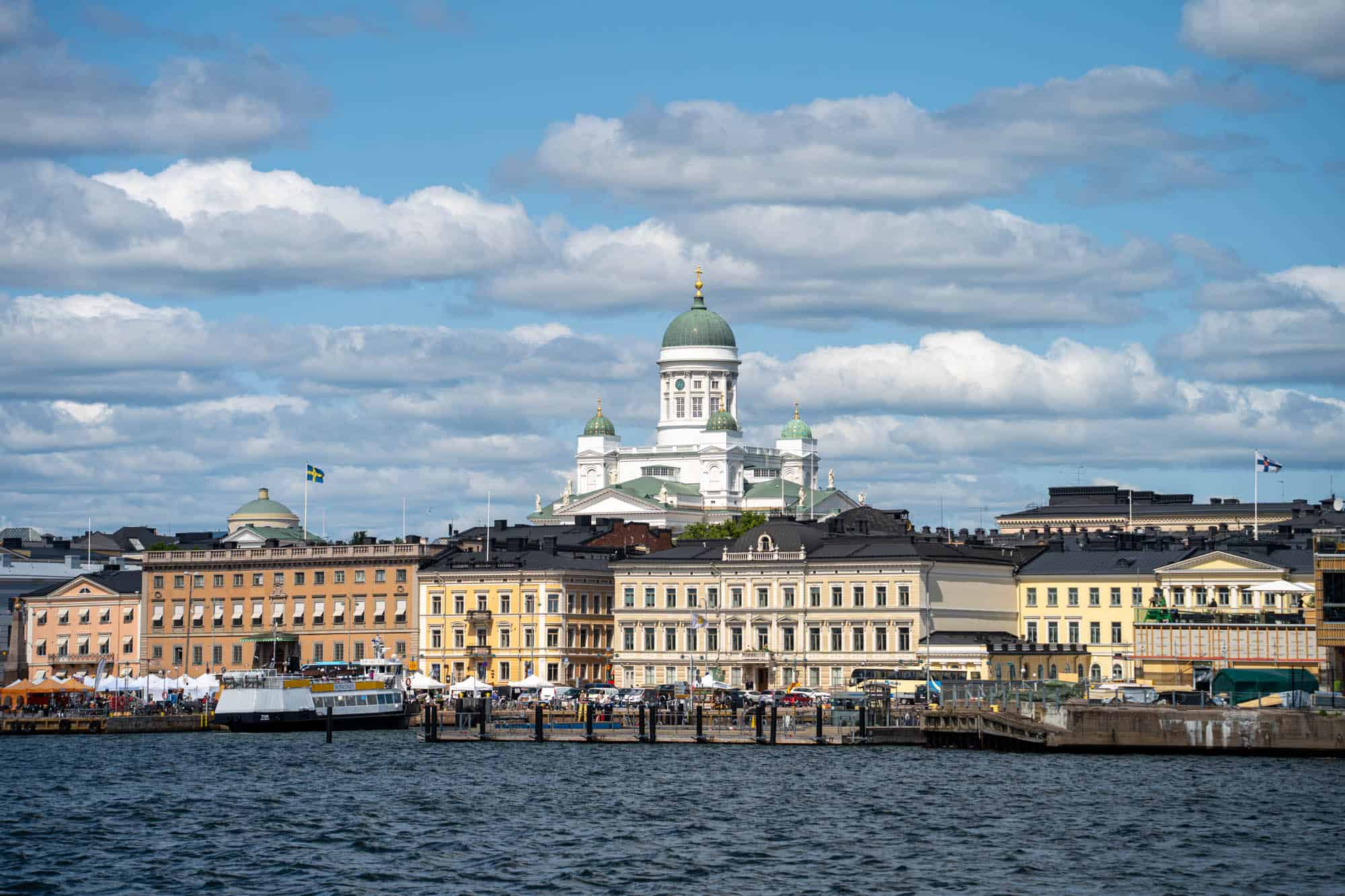 Feature image Helsinki, Finland from the water | Things to do in Helsinki