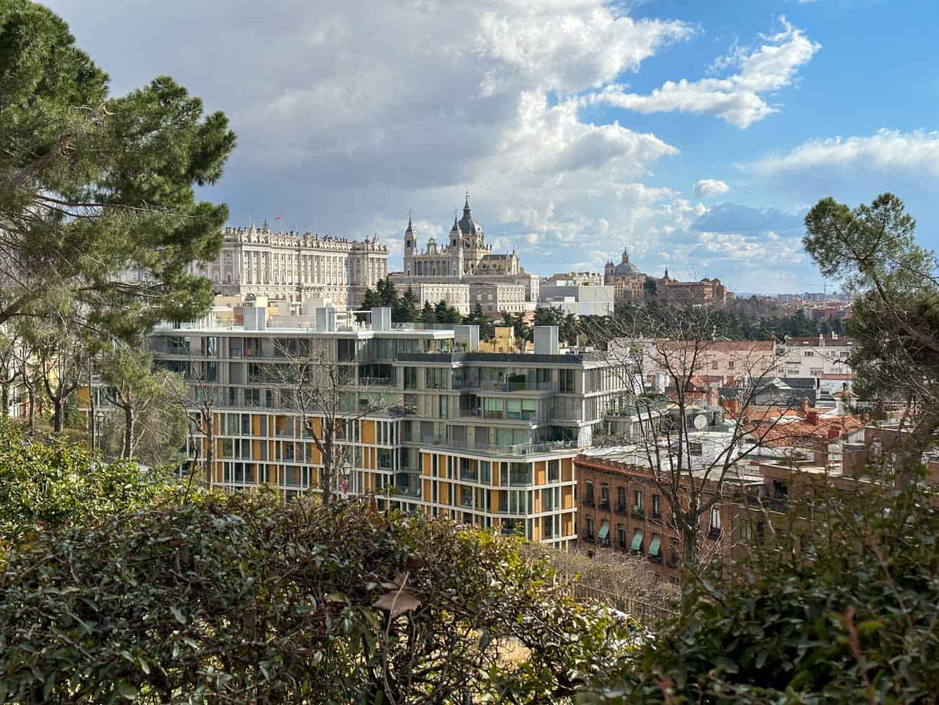 Feature image Madrid palace and cathedral viewpoint